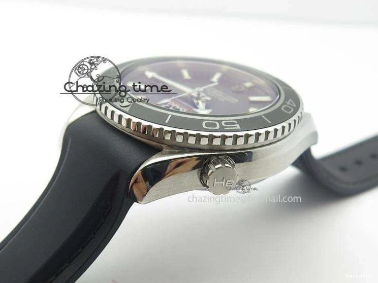 1218 Colorful Planet Ocean SS Bp Maker 45mm Black Bezel On Black Rubber Strap A 8219